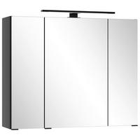 SPIEGELSCHRANK 80/64/20 cm  - Schwarz, Modern, Glas/Holzwerkstoff (80/64/20cm) - Held