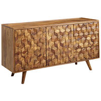 SIDEBOARD  in 138/76/45 cm  - Sheeshamfarben, Design, Holz (138/76/45cm) - MID.YOU