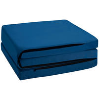FALTMATRATZE 65/186 cm  - Blau, MODERN, Textil (65/186cm)