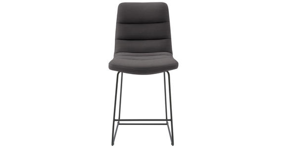 TRESENSTUHL in Mokka  - Schwarz/Mokka, Design, Textil/Metall (52/106/66cm) - Dieter Knoll