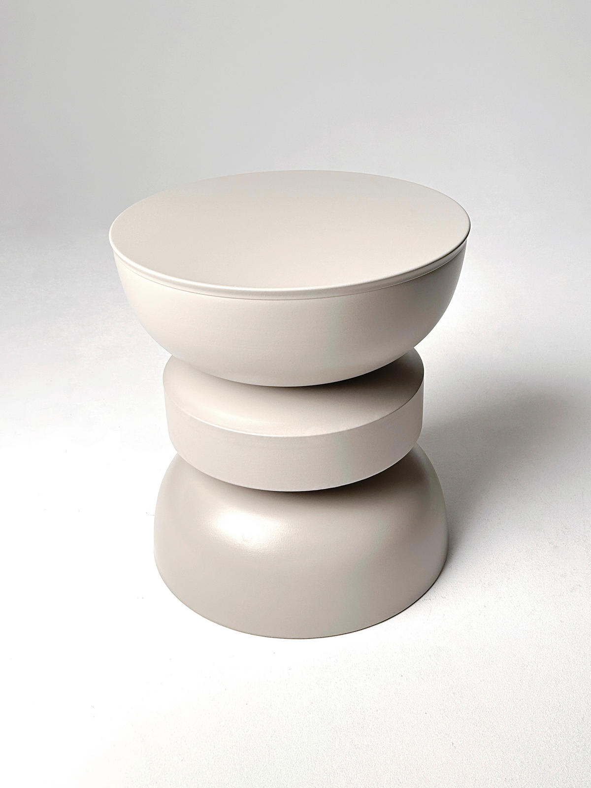 BEISTELLTISCH 40/40/45 cm Kaschmir rund  - Kaschmir, Design, Metall (40/40/45cm)