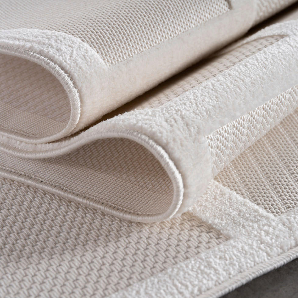 Thumbnail - Läufer Doha, Creme, Textil, Struktur, rechteckig, 80x250 cm, Oeko-Tex® Standard 100, für Fußbodenheizung geeignet, in ve...