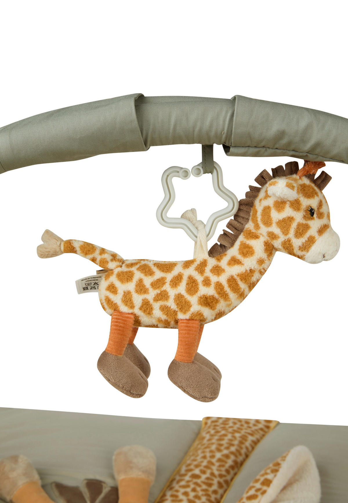 SPIELBOGEN Giraffe Kaya  - Mintgrau, Basics, Textil (100/80/3cm) - Sterntaler