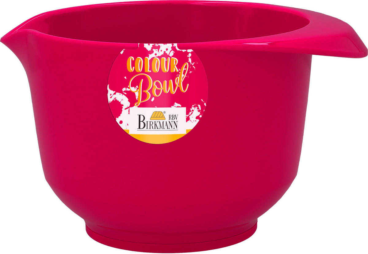 RÜHRSCHÜSSEL - Pink, Basics, Kunststoff (16,5/9,5/12,8cm) - Birkmann