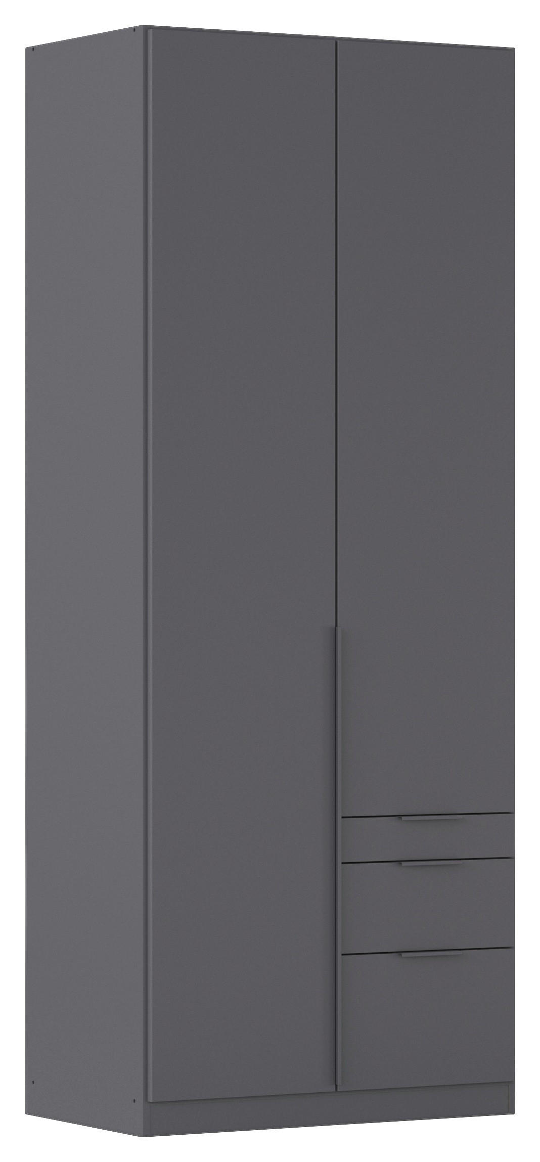 DREHTÜRENSCHRANK Grau  - Grau, Modern, Holzwerkstoff/Metall (91/229/54cm) - Rauch Möbel