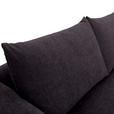 ECKSOFA Dunkelgrau Flachgewebe  - Dunkelgrau/Buchefarben, KONVENTIONELL, Holz/Textil (230/144cm) - Carryhome