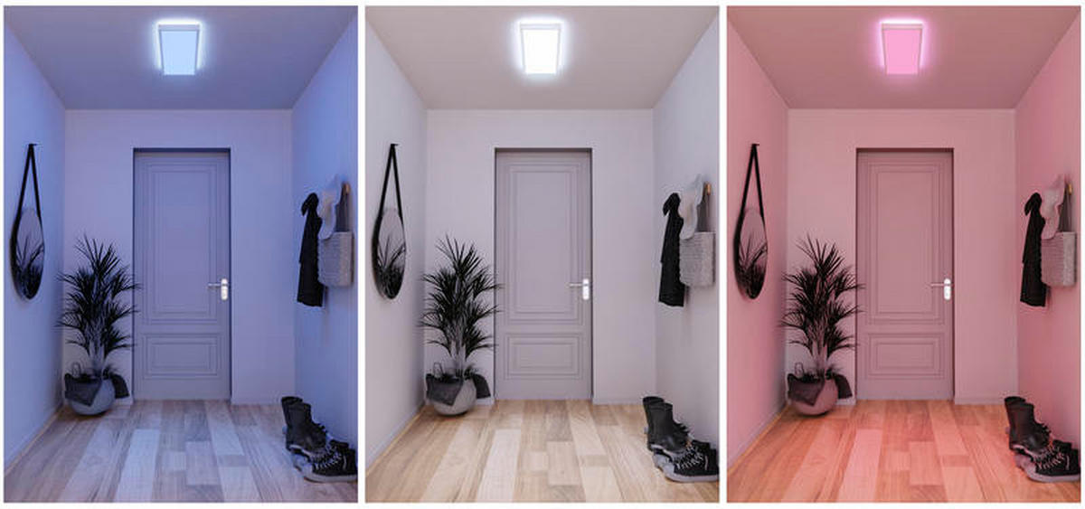 LED Decken-/Wandpanel 30x120cm  - Weiß, Basics, Kunststoff (30/5,9/120cm) - Tint