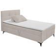 BOXBETT 120/200 cm  in Beige  - Beige, Basics, Holzwerkstoff/Textil (120/200cm) - Xora