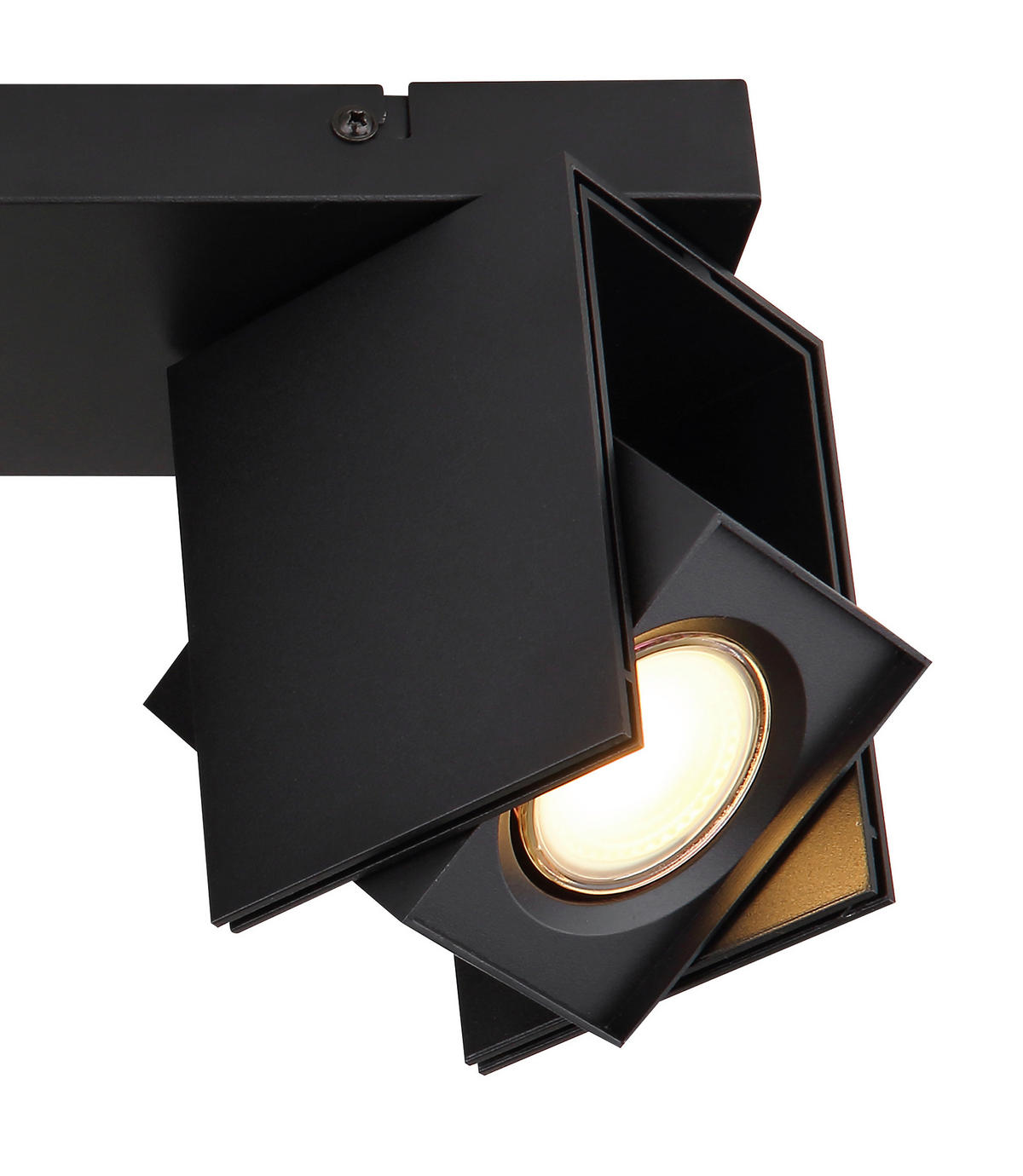 BODOVÉ SVÍTIDLO, 5 W/GU10, 43.4/8.4/15.7 cm - černá, Design, kov (43.4/8.4/15.7cm) - Globo
