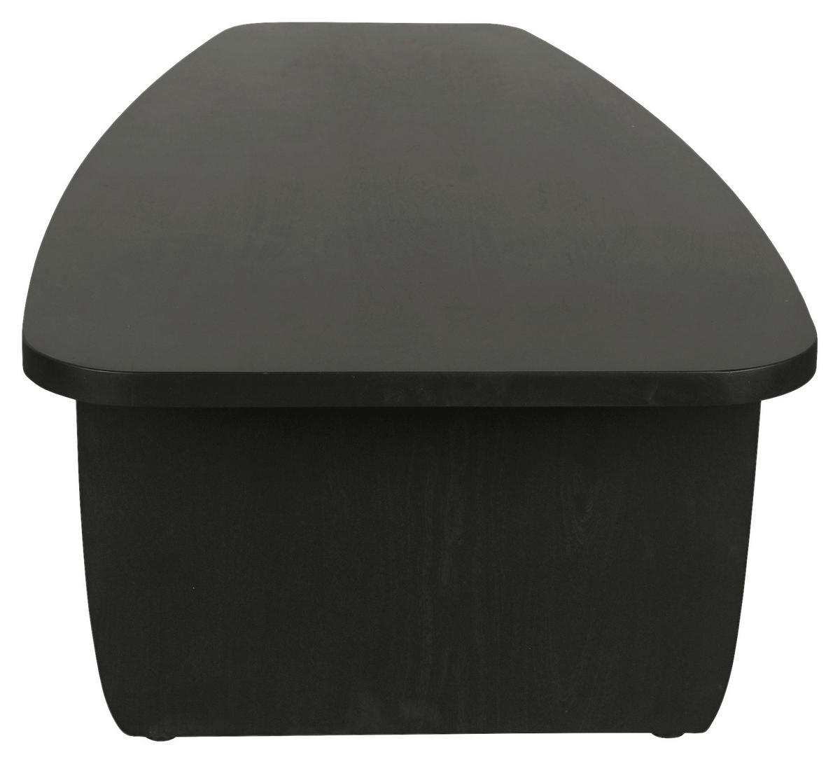 COUCHTISCH Akazie vollmassiv Schwarz  - Schwarz, Design, Holz (115/60/36,5cm) - MID.YOU