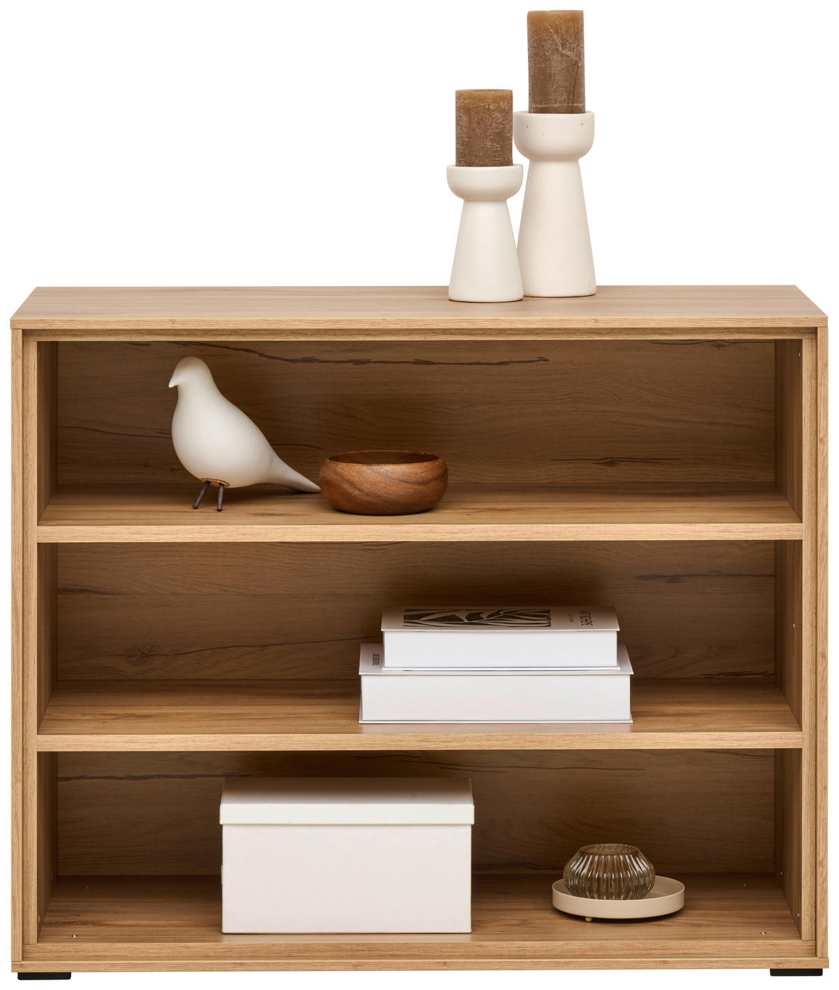 REGALELEMENT 90,9/72,6/40 cm Eichefarben  90,9/72,6/40 cm  - Eichefarben, Design, Holzwerkstoff (90,9/72,6/40cm) - home24