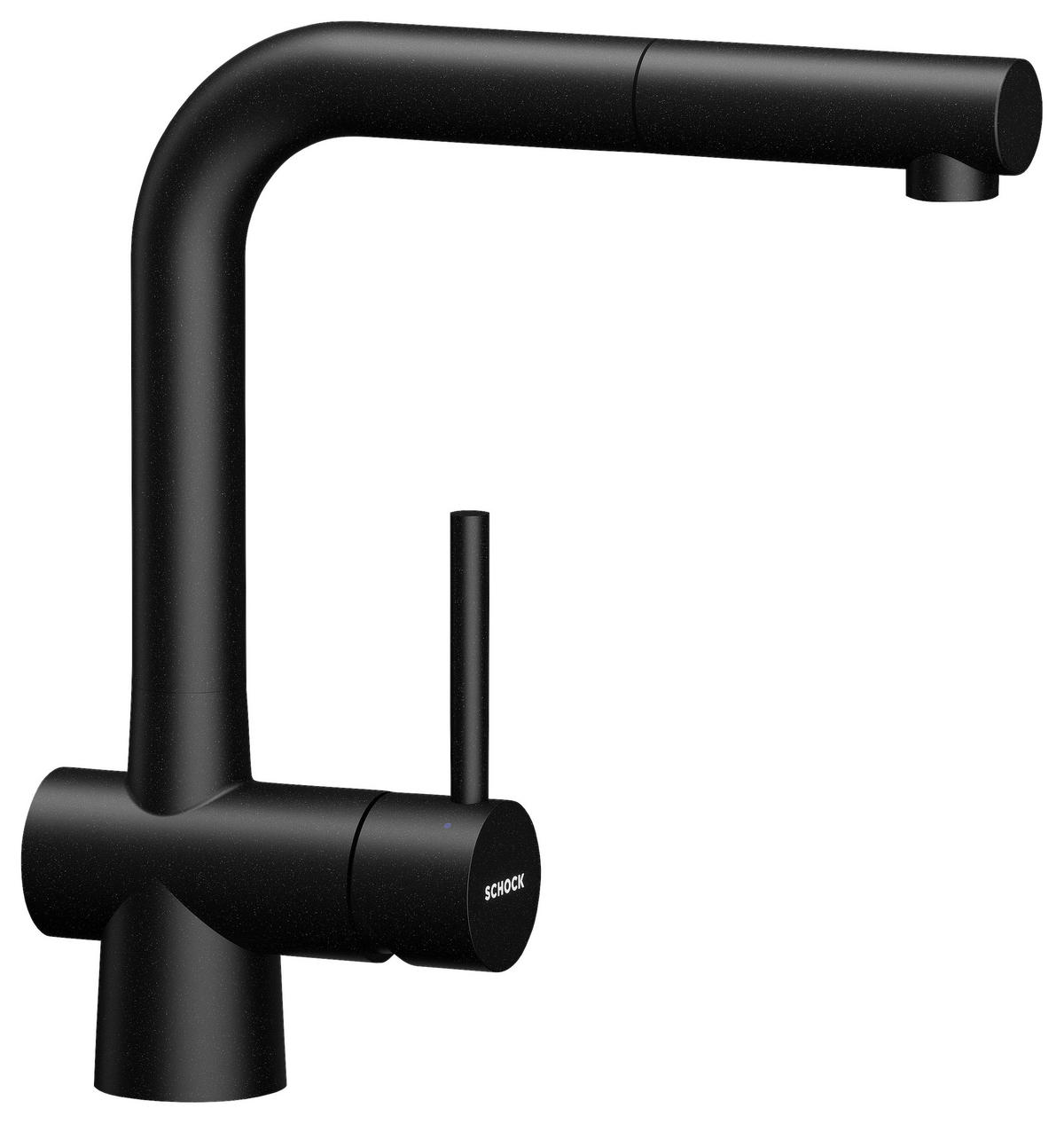 KÜCHENARMATUR 517120PUR  - Schwarz, Basics, Stein/Metall (5,1/28,5/21,6cm) - Schock