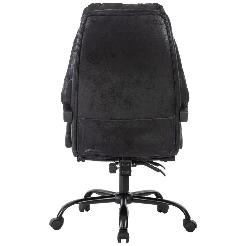 Thumbnail - Mid.you Chefsessel, Schwarz, Metall, Textil, Drehkreuz, 64x114x122 cm, Sitzfläche 360° drehbar, Stühle