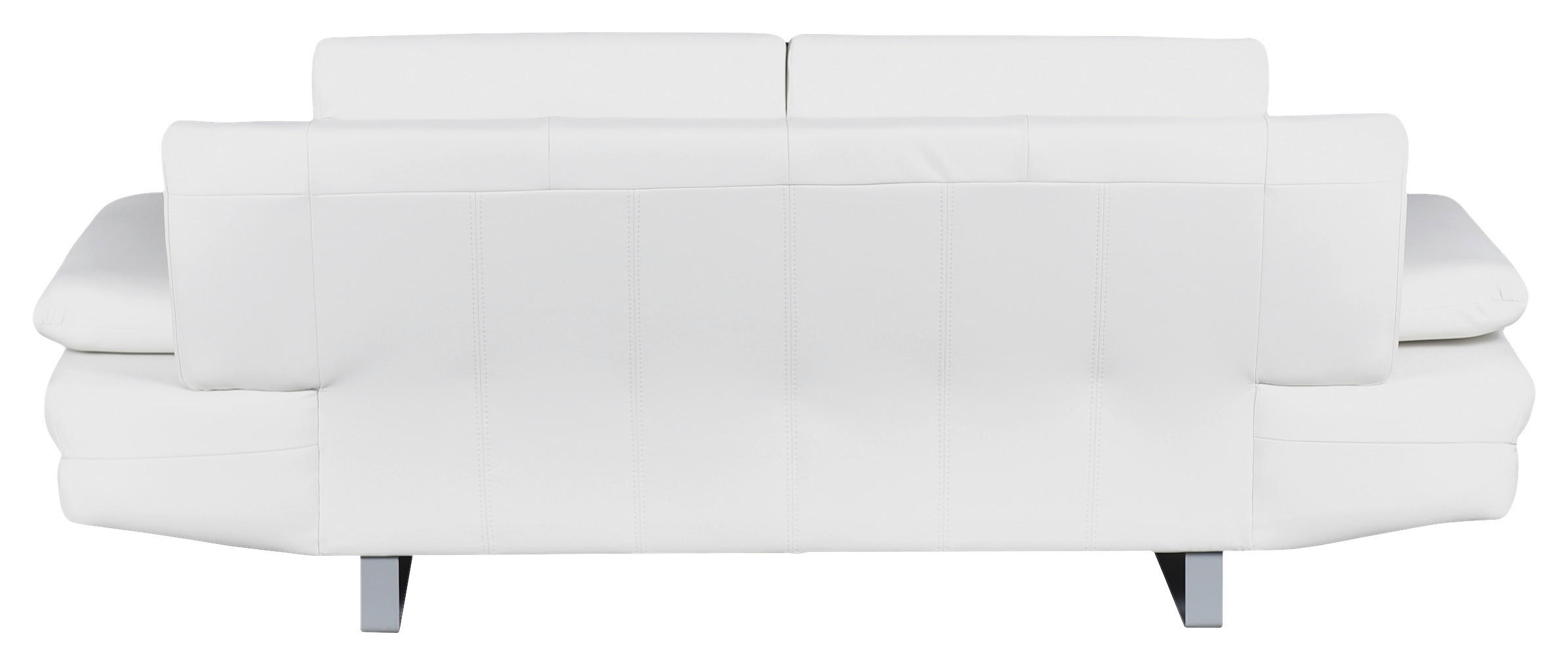 Thumbnail - Mid.you 2-Sitzer-Sofa, Weiß, Textil, 198x78x88 cm, Made in EU, Rücken echt, Armteil links, rechts, Wohnzimmer, Sofas & C...