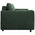 SCHLAFSOFA  in Chenille Waldgrün  - Waldgrün/Schwarz, KONVENTIONELL, Kunststoff/Textil (161/90/108cm) - Carryhome
