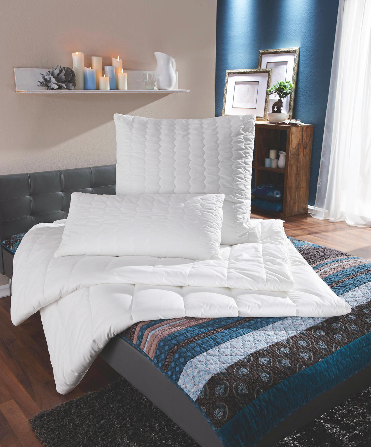 GANZJAHRESDECKE  Aqua Aktiv  135/200 cm   - Weiß, Basics, Textil (135/200cm) - Centa-Star