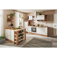 MODULKÖK 280-150 cm   i vit  - vit/skogsek, Design, metall/trämaterial (280-150cm) - Respekta