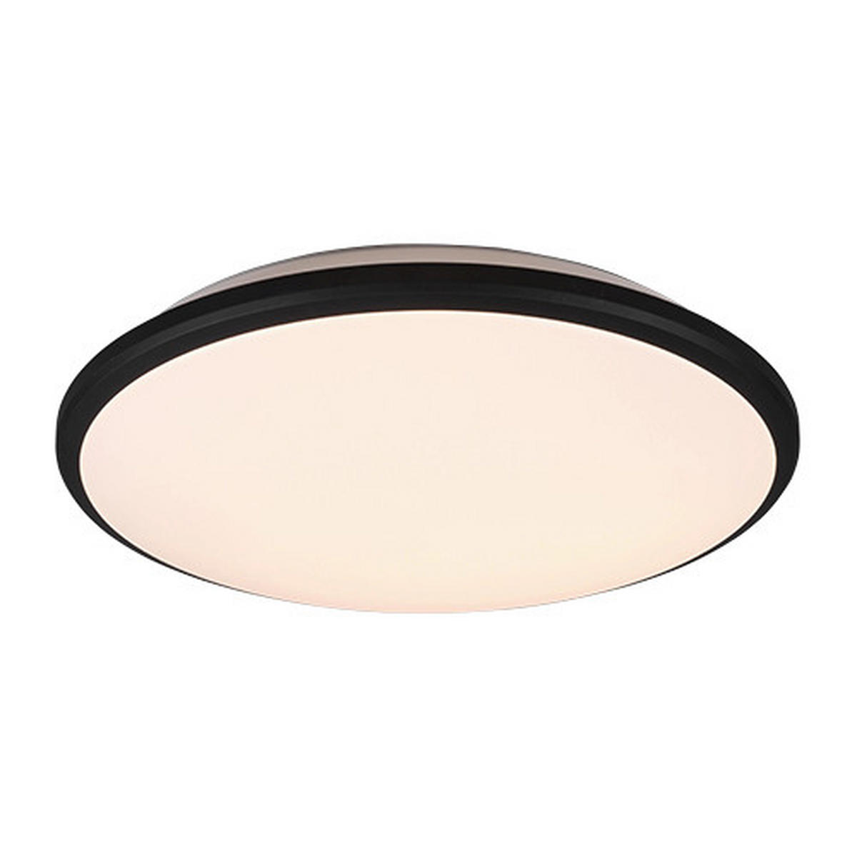 LED-DECKENLEUCHTE  50/7,5 cm    - Weiss/Schwarz, Basics, Kunststoff (50/7,5cm)