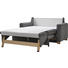 SCHLAFSOFA in Textil Petrol - Petrol/Naturfarben, KONVENTIONELL, Holz/Textil (160/86/92cm) - Sedda SCHLAFSOFA in Textil Petrol - Petrol/Naturfarben, KONVENTIONELL, Holz/Textil (160/86/92cm) - Sedda