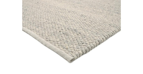 HANDWEBTEPPICH 80/150 cm  - Hellgrau, Basics, Textil (80/150cm) - Linea Natura