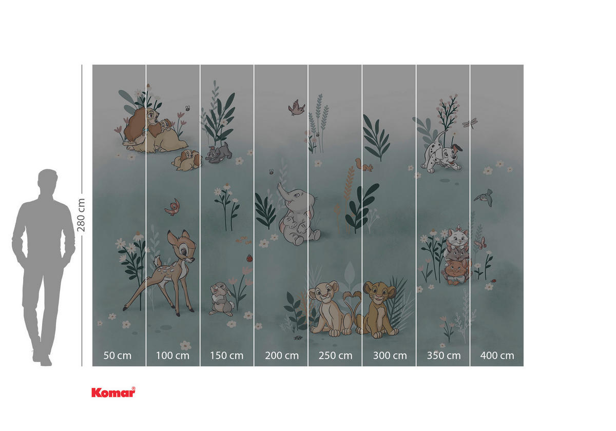 FOTOTAPET 400/280 cm  - multicolor, Trend, papper (400/280cm)