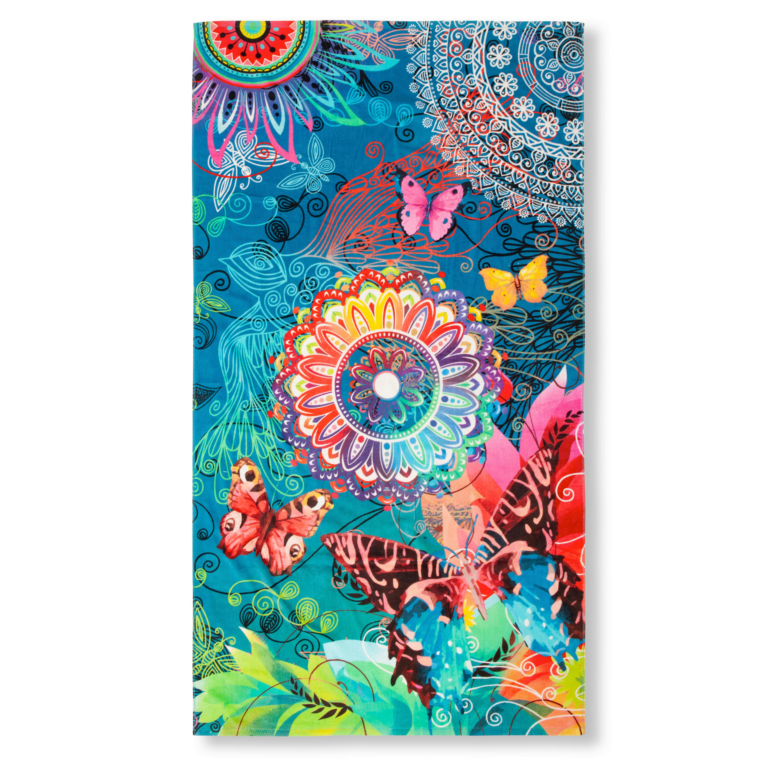 STRANDTUCH Multicolor 100/180 cm  - Multicolor, Trend, Textil (100/180cm)