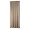 HOTOVÝ ZÁVĚS, poloprůhledné, 140/245 cm - šedohnědá, Basics, textil (140/245cm) - Esposa