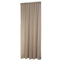 HOTOVÝ ZÁVĚS, poloprůhledné, 140/245 cm - šedohnědá, Basics, textil (140/245cm) - Esposa