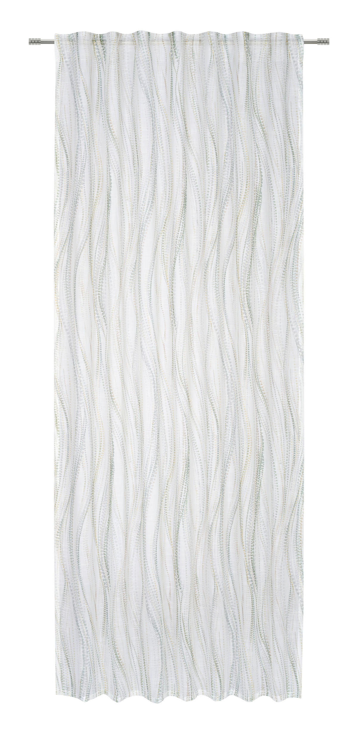 HOTOVÝ ZÁVĚS, poloprůhledné, 140/245 cm - zelená, Konvenční, textil (140/245cm) - Esposa