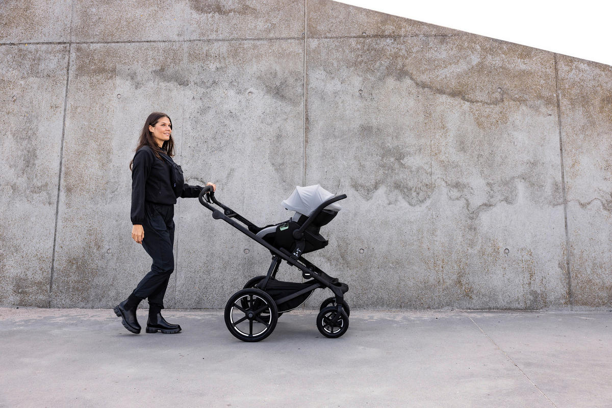 BABYSCHALE Maple  - Hellgrau, Basics, Kunststoff/Textil (44/61/72cm) - Thule