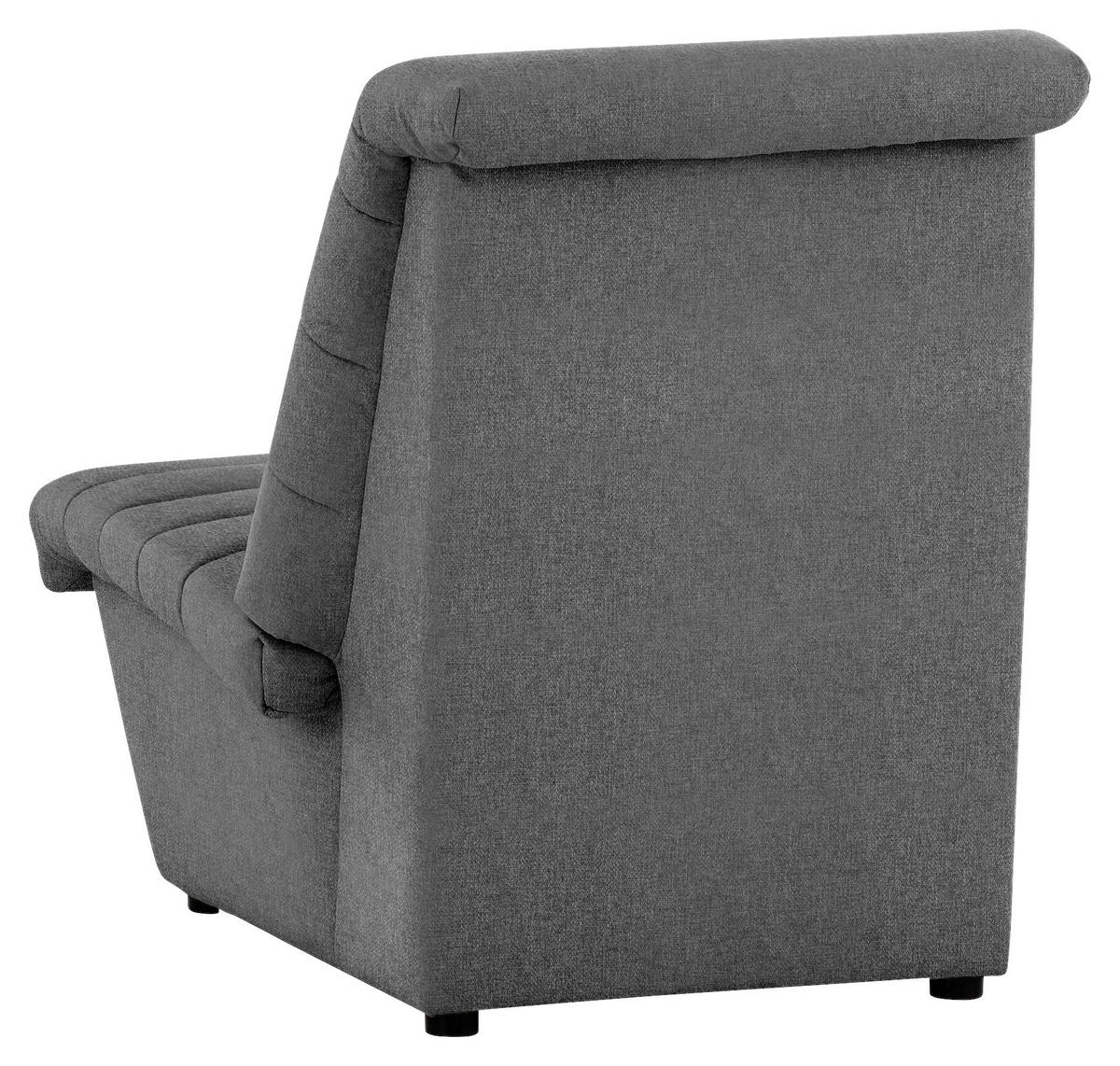 SESSEL Webstoff Graubraun    - Graubraun/Schwarz, Design, Kunststoff/Textil (72/92/103cm) - LOOKS by W.Joop