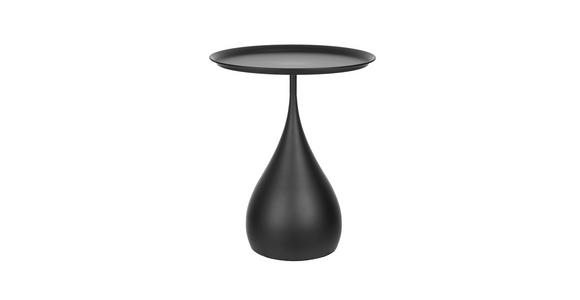 BEISTELLTISCH in Metall  - Schwarz, Design, Metall (45/53cm) - Ambia Home