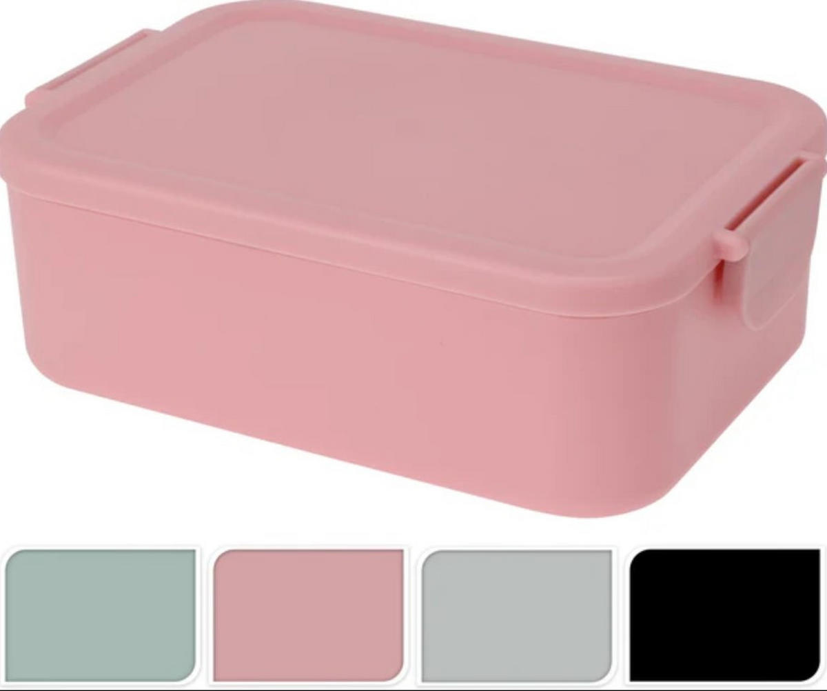 LUNCHBOX  - ljusgrön/ljusrosa, Trend, plast