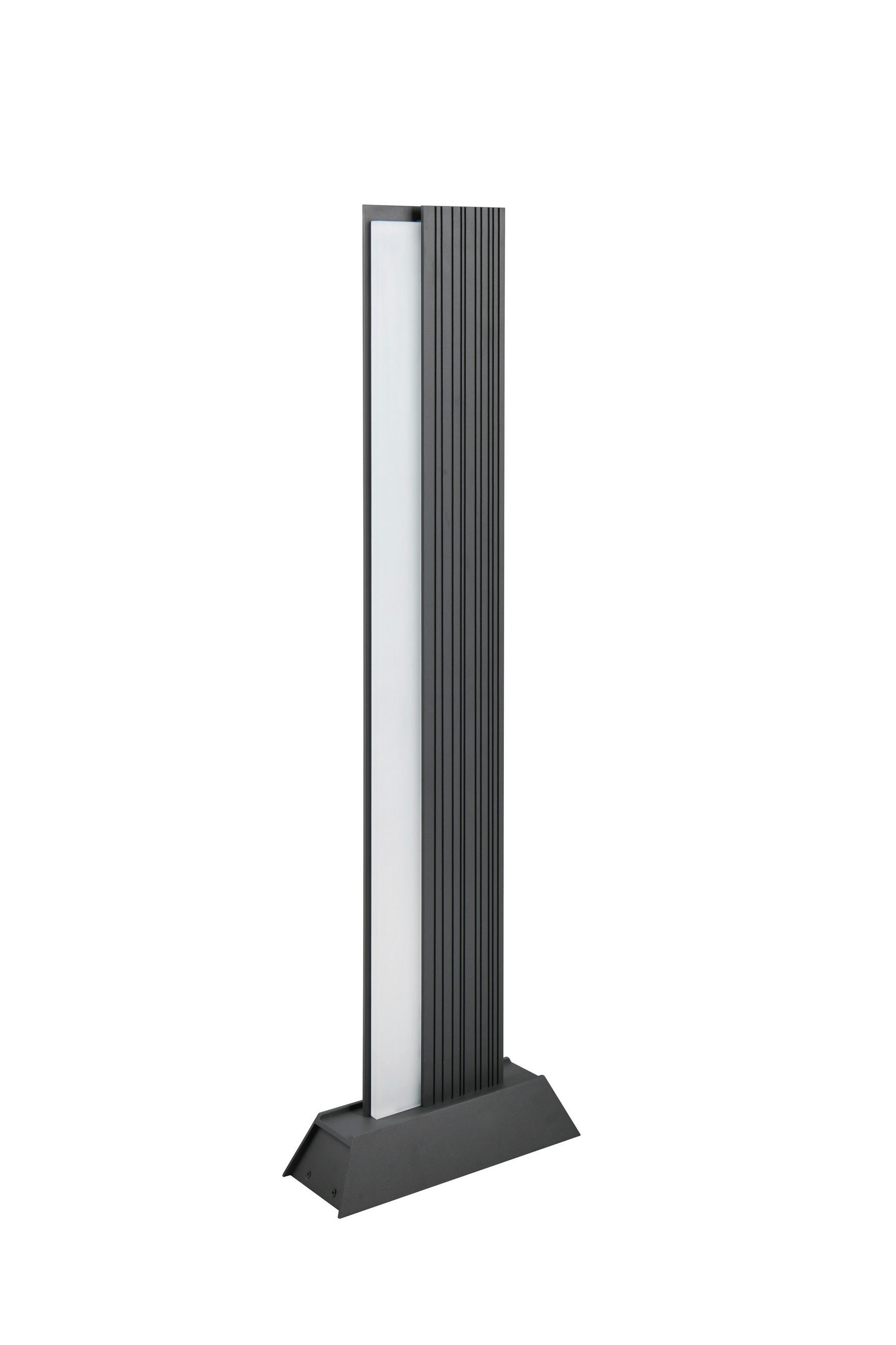 WEGELEUCHTE - Weiss/Anthrazit, Design, Glas/Metall (31/11,5/100cm) - Trio Leuchten