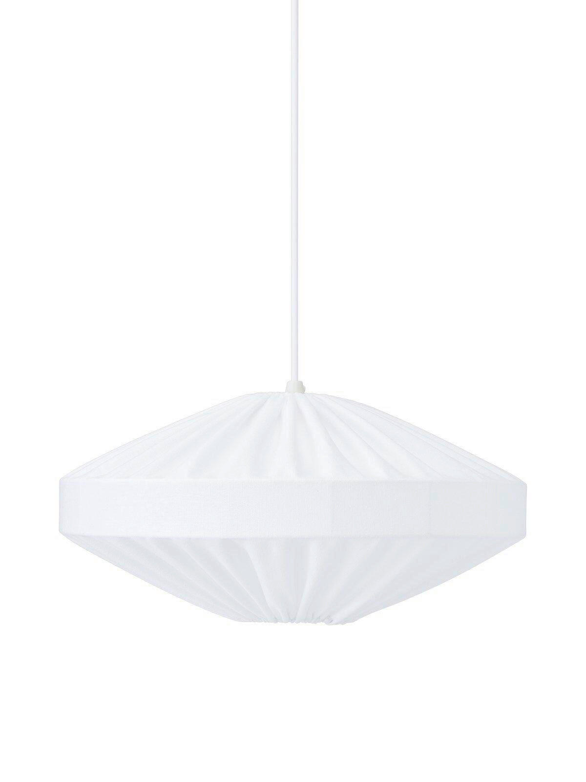 PENDELLAMPA Edith 38/146 cm  - vit, Basics, textil (38/146cm)