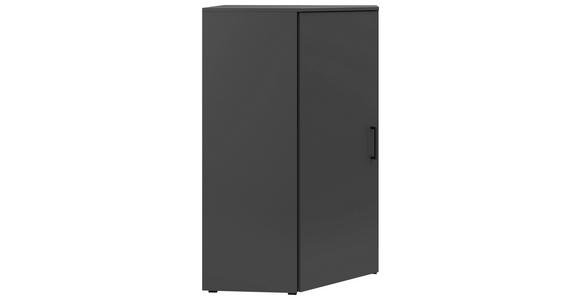 ECKKOMMODE in 101/115/79 cm - Anthrazit/Schwarz, MODERN, Holzwerkstoff/Kunststoff (101/115/79cm) - Carryhome
