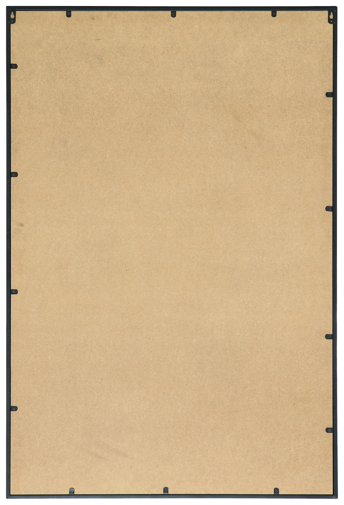 DEKOSPIEGEL 80/120/2 cm    in rechteckig  - Klar/Schwarz, Design, Glas/Holzwerkstoff (80/120/2cm) - MID.YOU
