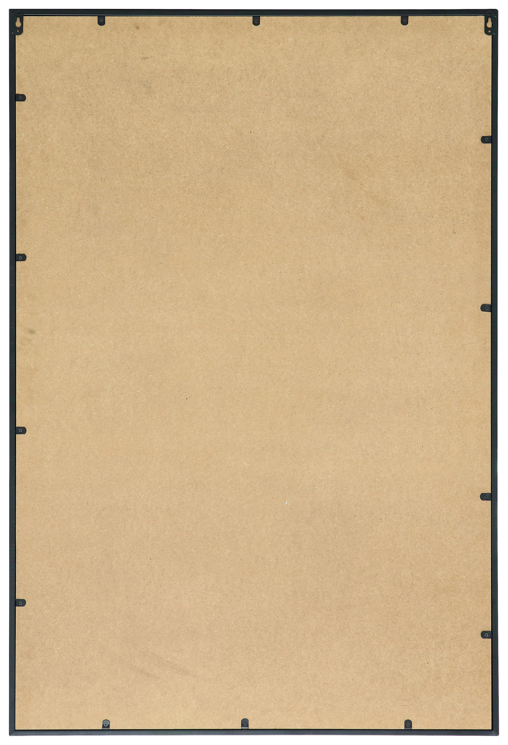 Thumbnail - Mid.you Dekospiegel, Klar, Schwarz, Metall, Glas, Holzwerkstoff, rechteckig, 80x120x2 cm, Spiegel, Wandspiegel