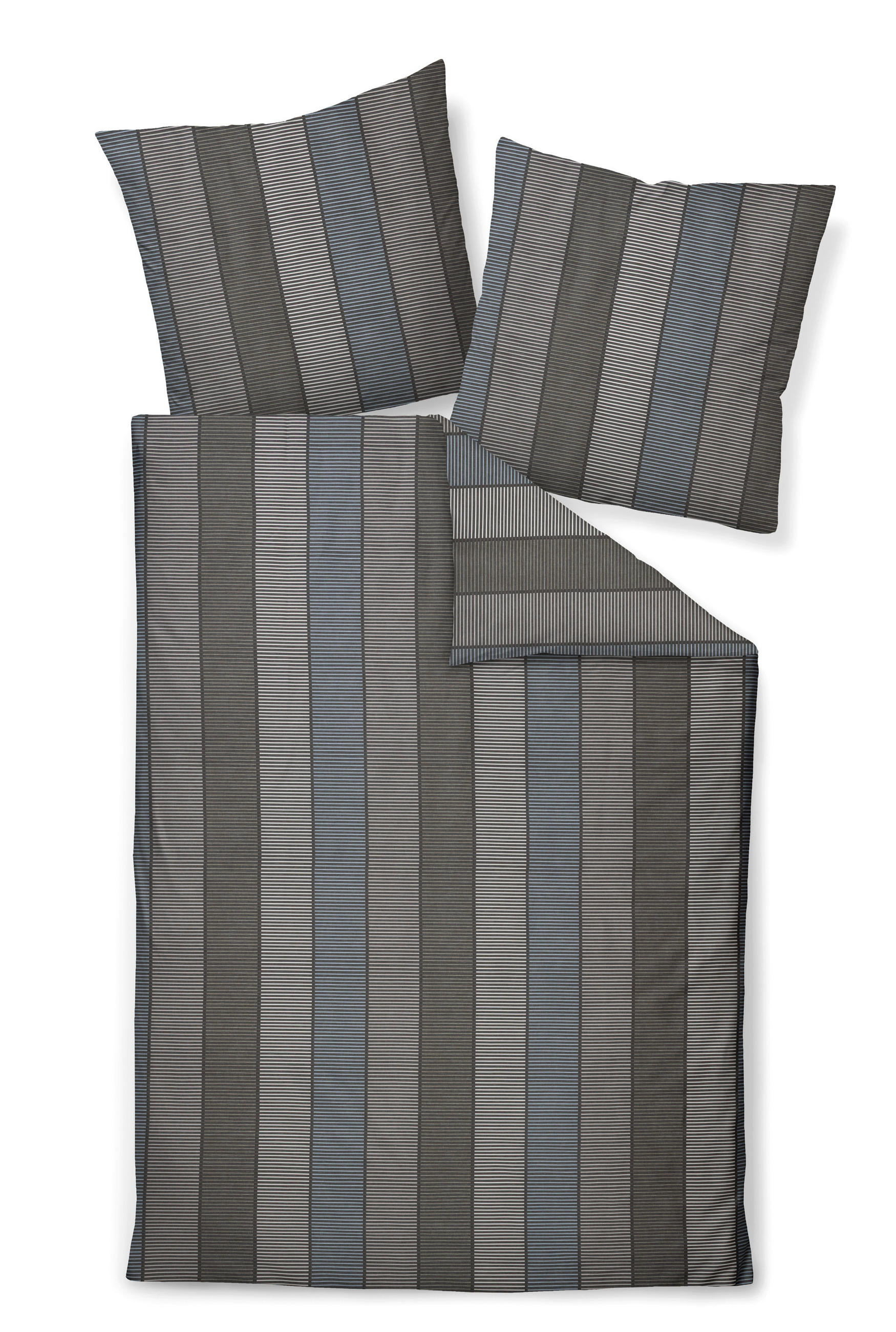 BETTWÄSCHE 3-teilig Makosatin 200/220 cm  - Sandfarben, Design, Textil (200/220cm) - Janine