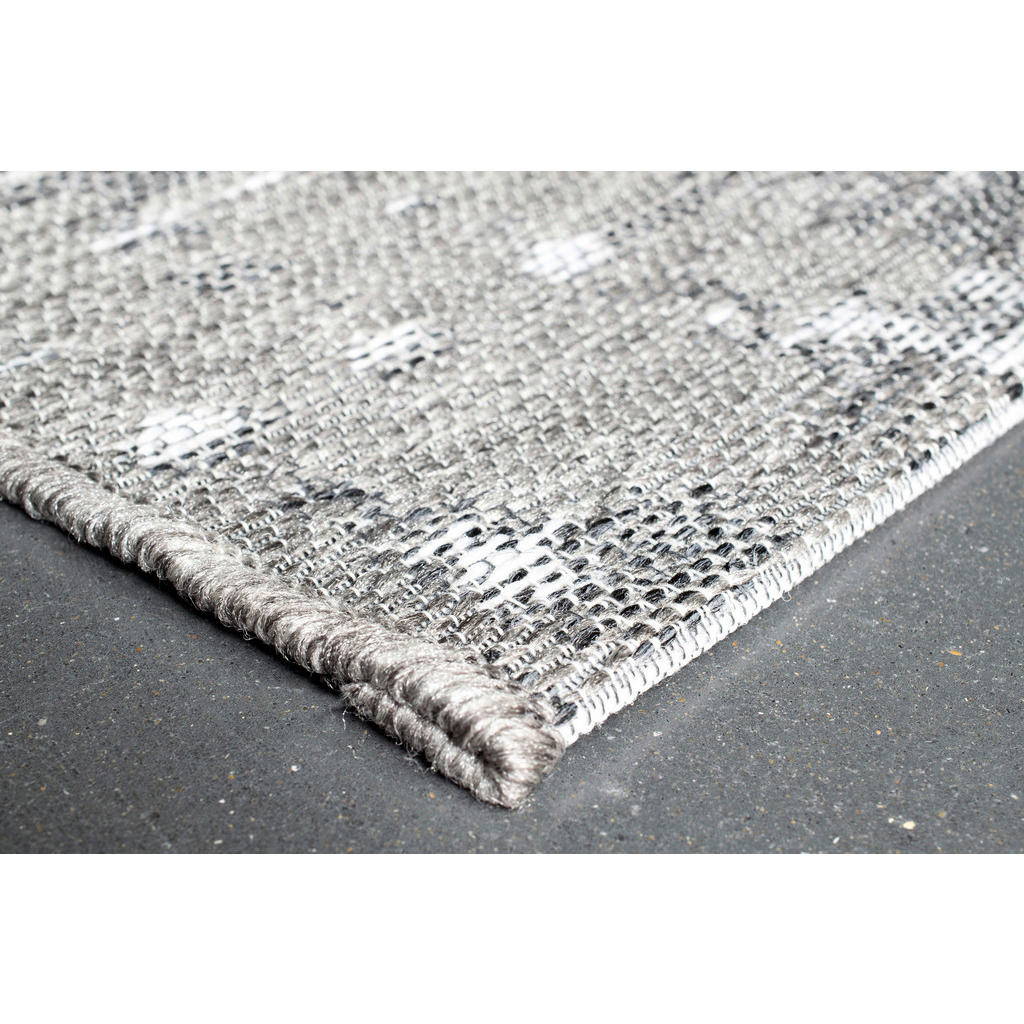 Thumbnail - Novel Outdoorteppich Amalfi, Grau, Hellgrau, Dunkelgrau, Textil, Abstraktes, rechteckig, 200x290 cm, Oeko-Tex® Standard ...
