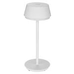 LED-TISCHLEUCHTE 12/30 cm   - Weiß, Basics, Kunststoff/Metall (12/30cm) - Dieter Knoll