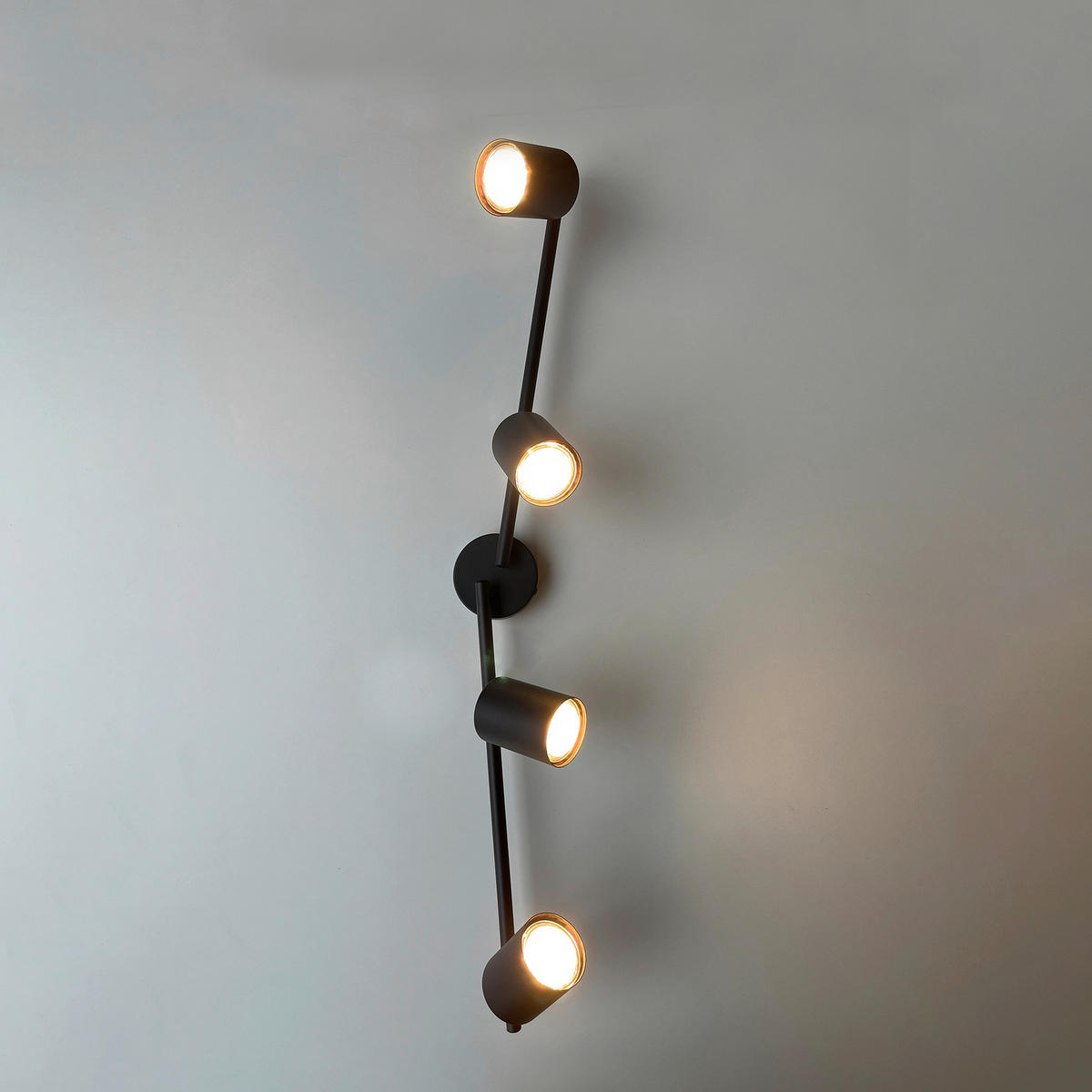 LED-DECKENLEUCHTE 4,0 W    79/8/13 cm  - Schwarz, Design, Metall (79/8/13cm) - Fischer & Honsel