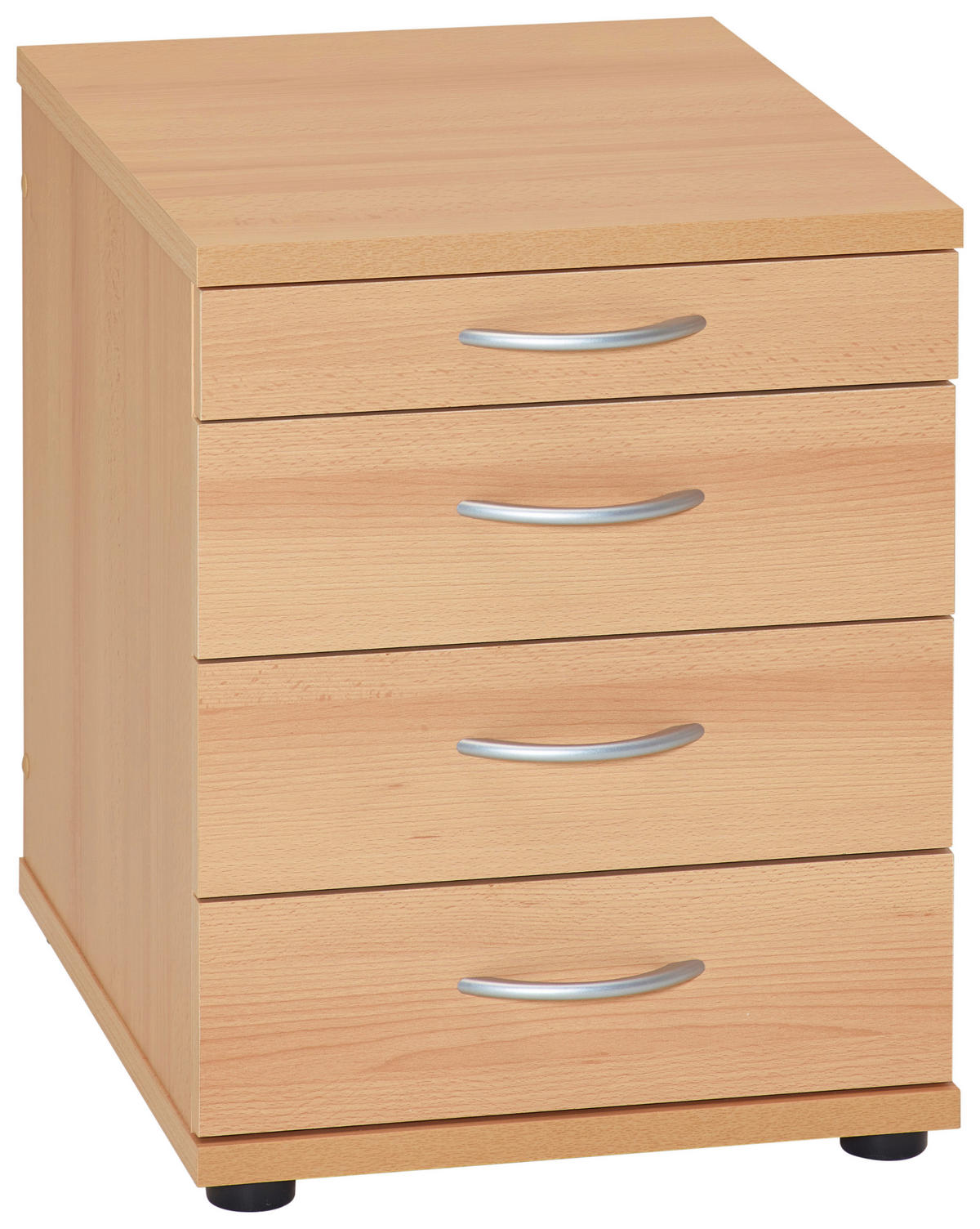 CONTAINER Buchefarben  - Silberfarben/Buchefarben, Basics, Holzwerkstoff/Kunststoff (41,6/53,4/50cm) - MID.YOU