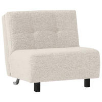 SCHLAFSESSEL Flachgewebe Naturfarben  - Schwarz/Naturfarben, Design, Textil/Metall (85/92/102cm) - Novel