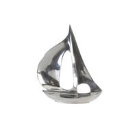 DEKOSCHIFF - Silberfarben, Basics, Metall (30/35/7cm)