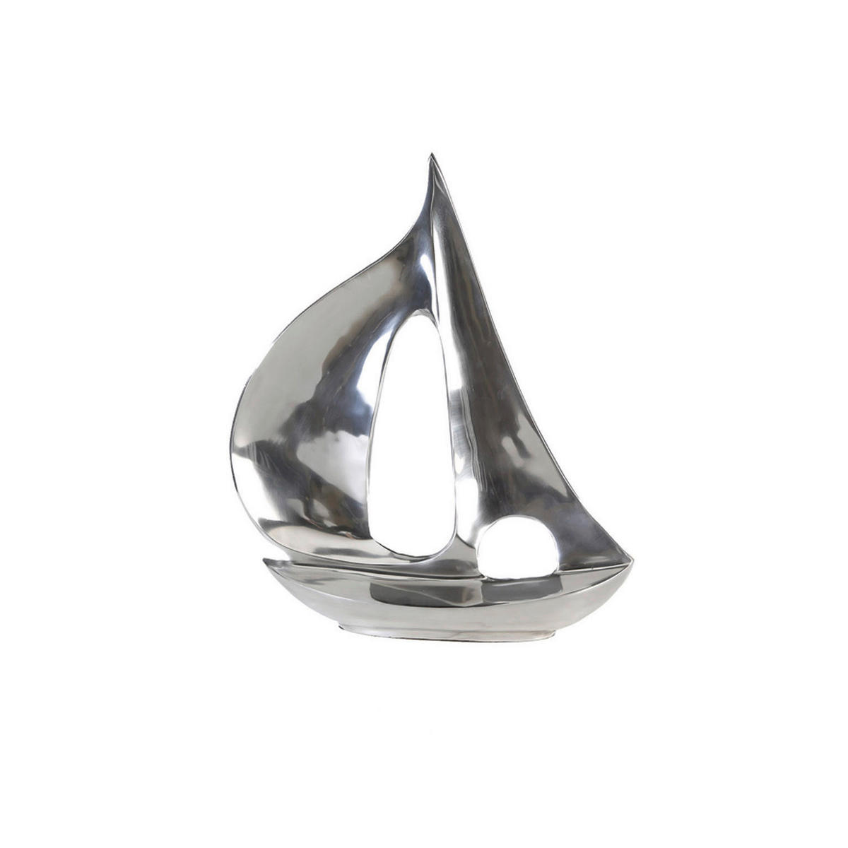 DEKOSCHIFF - Silberfarben, Basics, Metall (30/35/7cm)