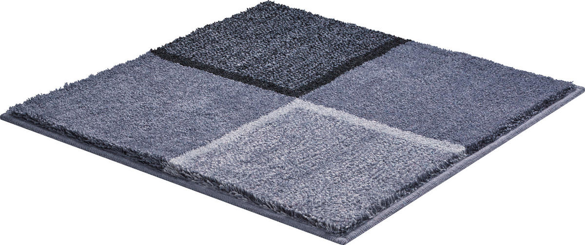 PŘEDLOŽKA K BIDETU, 60/60 cm - šedá, Basics, textil/plast (60/60cm) - Grund