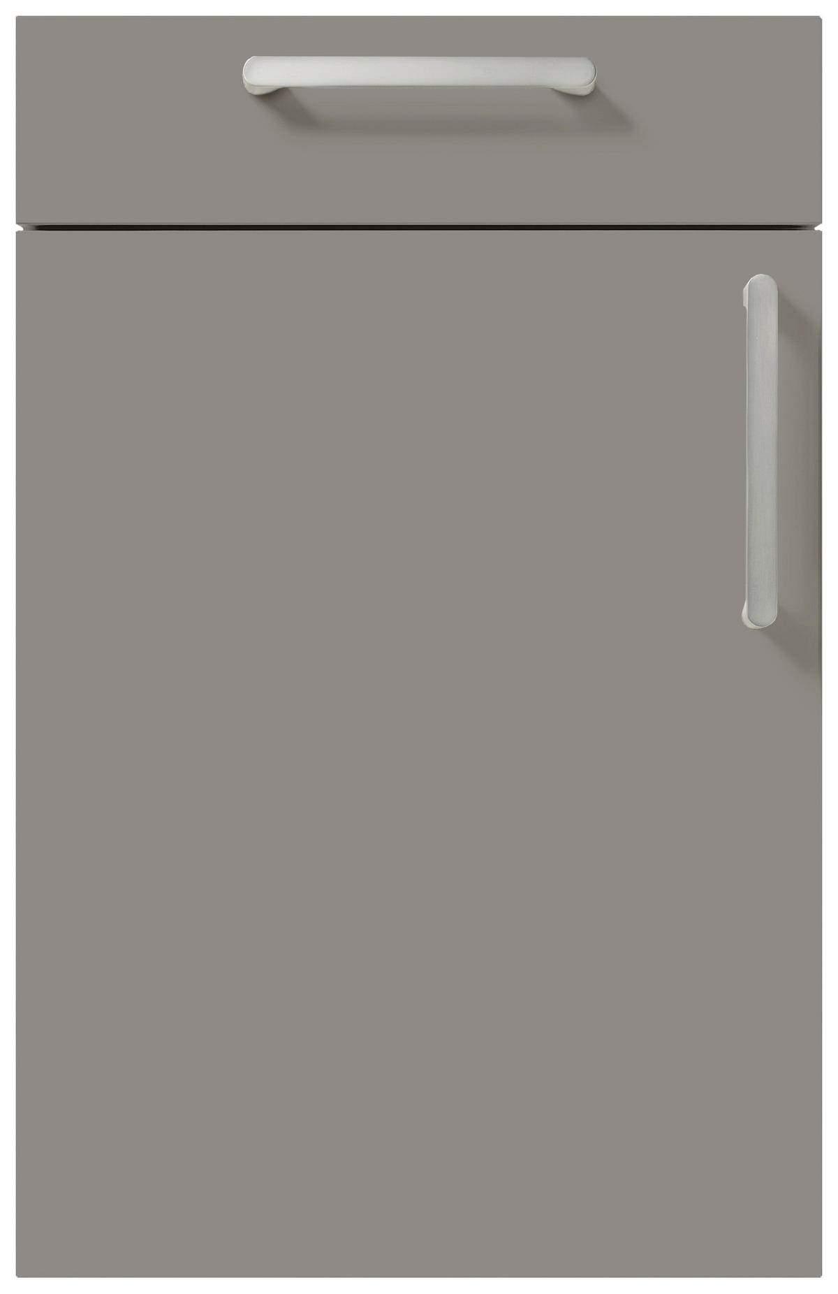 EINBAUKÜCHE   - Fichtefarben/Grau, Design, Holzwerkstoff - Novel