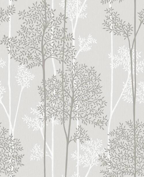 NON WOVEN-TAPET 52/1005 cm  - grå, Basics, papper/plast (52/1005cm)