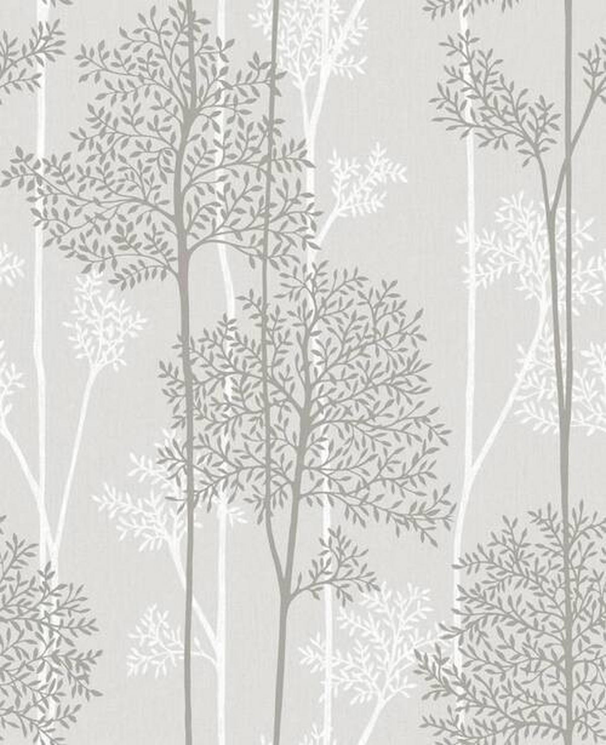 VLIESTAPETE  - Grau, Basics, Papier/Kunststoff (52/1005cm) - Xora